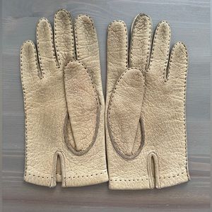 Men’s Leather Gloves in Tan size L